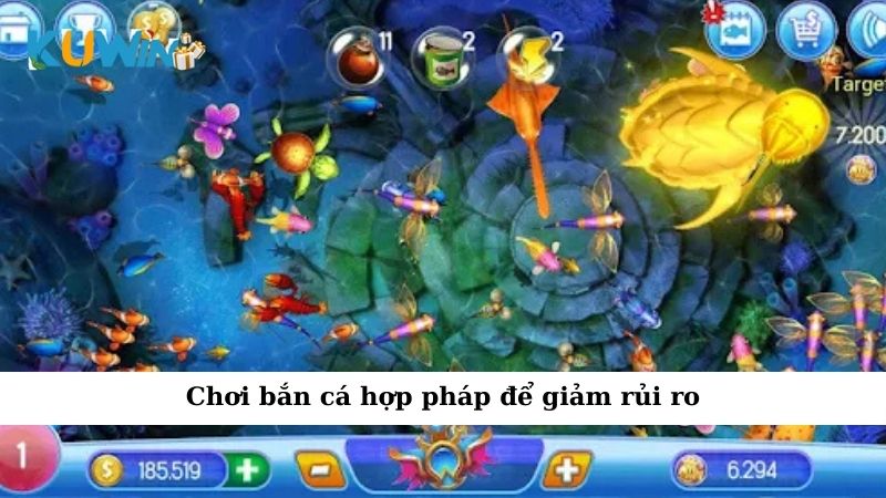 Chơi bắn cá hợp pháp để giảm rủi ro