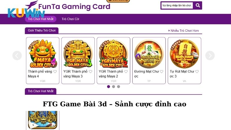 FTG Game Bài 3d