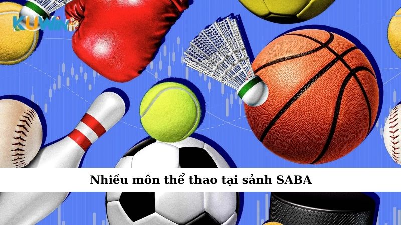 Nhiều môn thể thao tại sảnh SABA