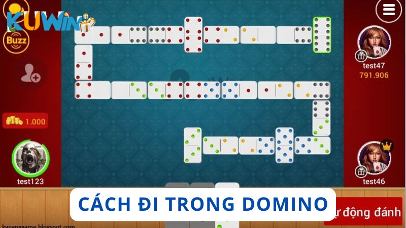 Cách đi cờ cho người đầu tiên trong Domino