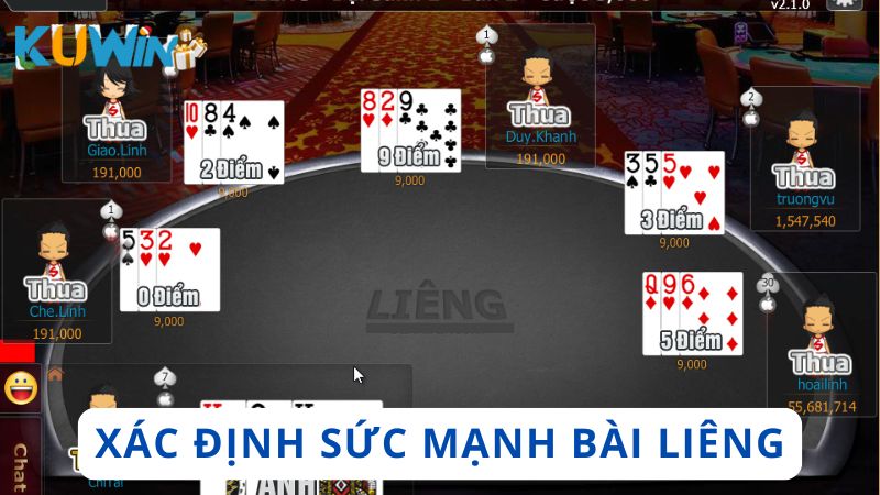 Đánh giá sức mạnh của bài Liêng để có nước đi phù hợp