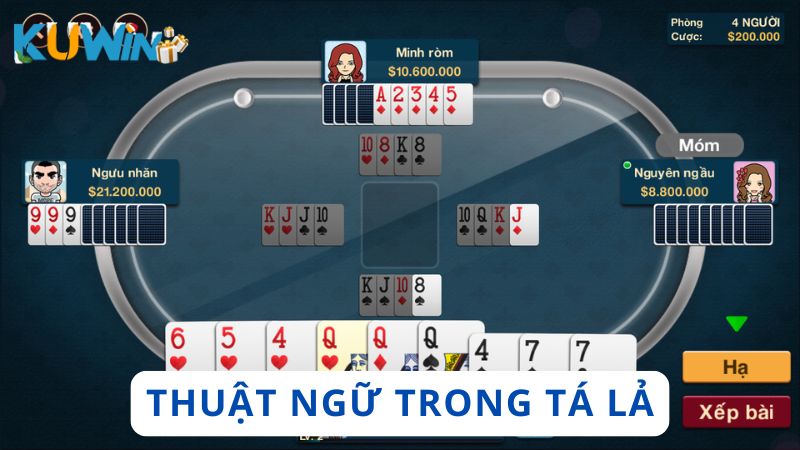 Thuật ngữ được sử dụng trong Tá lả
